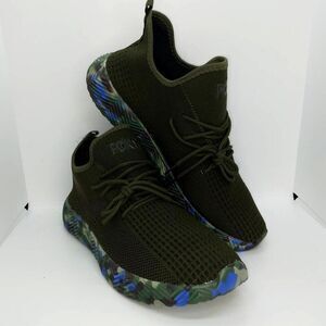 PONY Mens NEW Green/Camo Designer Lace Up Sneakers - sz. 9